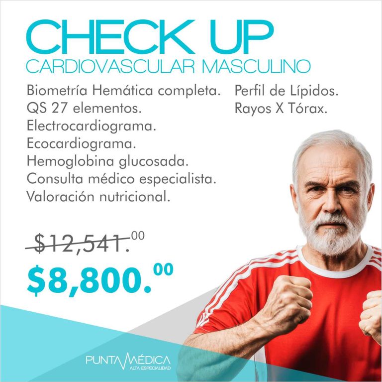 Check up Cardiovascular Masculino
